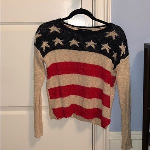 American flag sweater